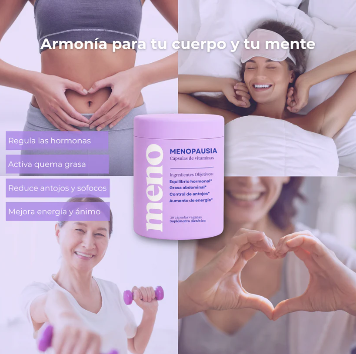 MENO® l Cápsulas Adelgazantes Menopausia