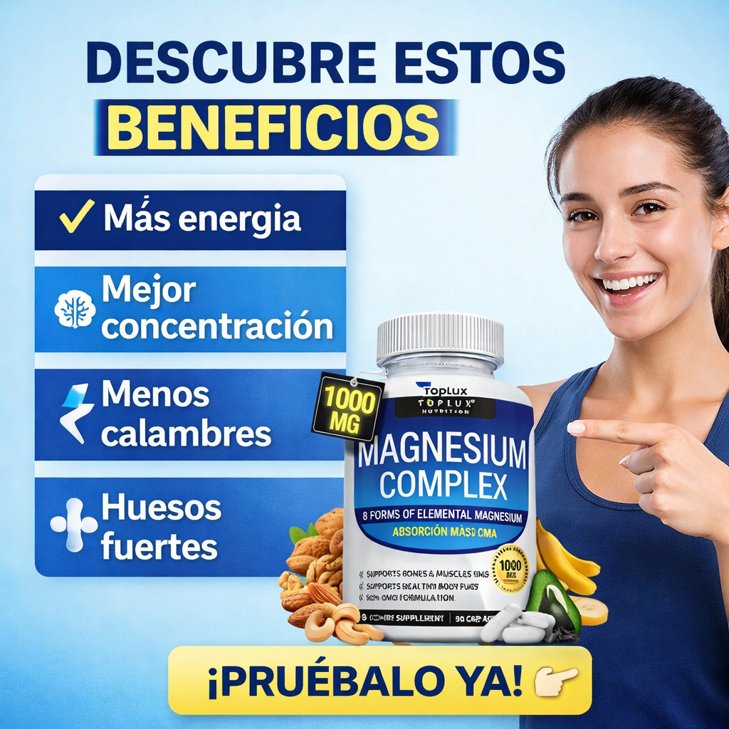 Magnesio Complex De 90 Unidades.