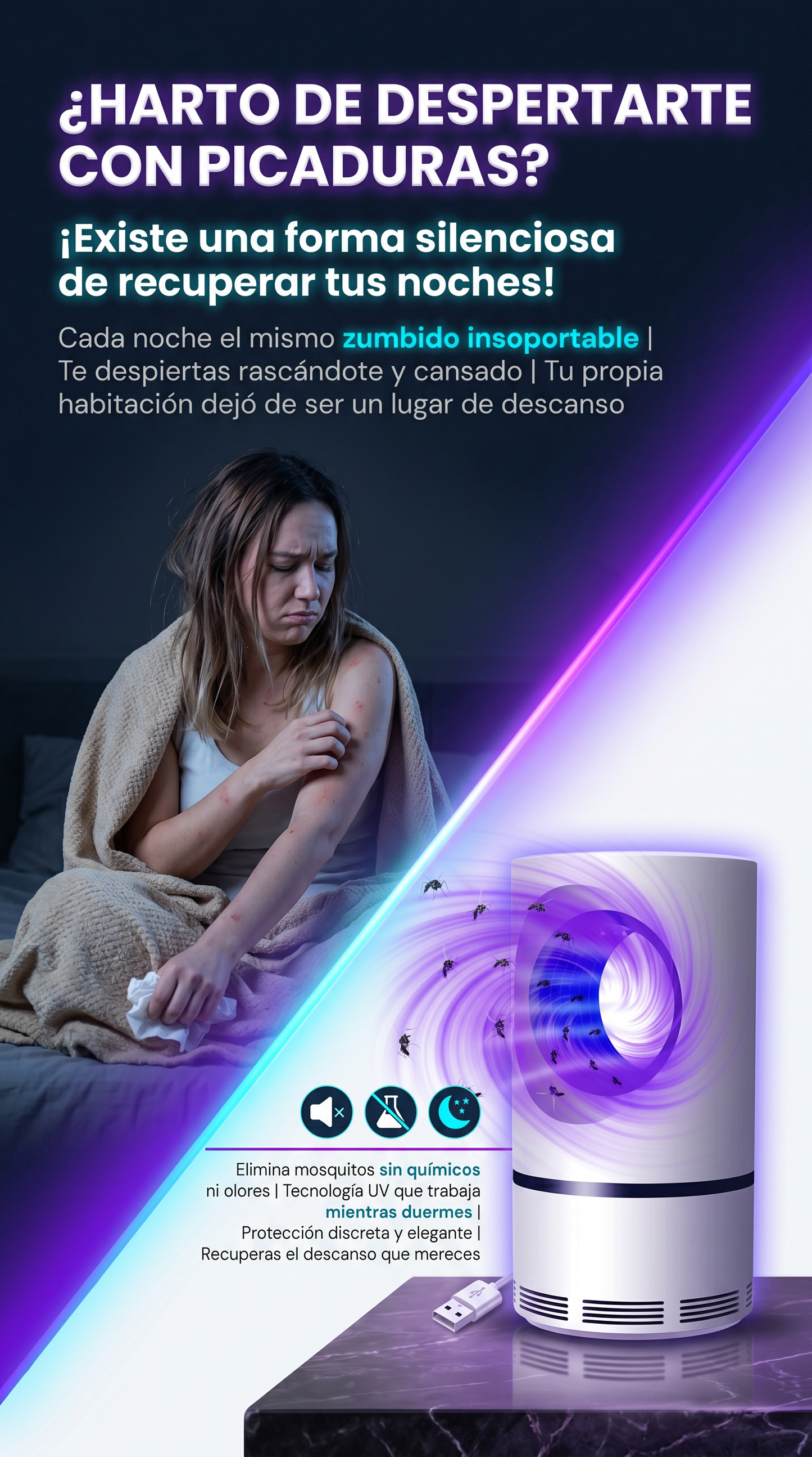 Lampara Mosquitos BuzzTazzer 🔴 PAGAS 1 LLEVAS 2.